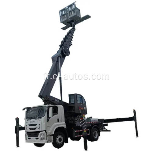 Plate-forme aérienne télescopique Bucket Truck Isuzu